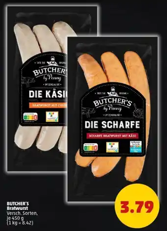 PENNY BUTCHER'S Bratwurst Angebot