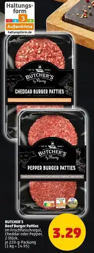 PENNY BUTCHER'S Beef Burger Patties Angebot