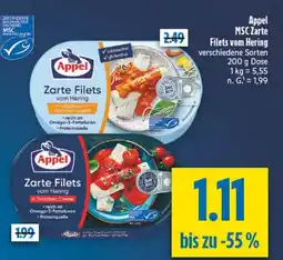 diska Appel MSC Zarte Filets vom Hering Angebot