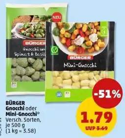 PENNY BÜRGER Gnocchi oder Mini-Gnocchi Angebot