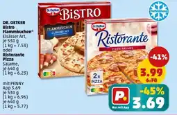 PENNY DR. OETKER Bistro Flammkuchen oder Ristorante Pizza Angebot