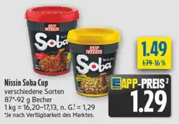 diska Nissin Soba Cup Angebot