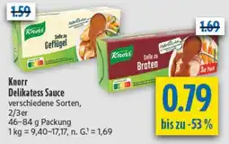 diska Knorr Delikatess Sauce Angebot