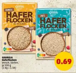 PENNY GRANOLA Haferflocken Angebot