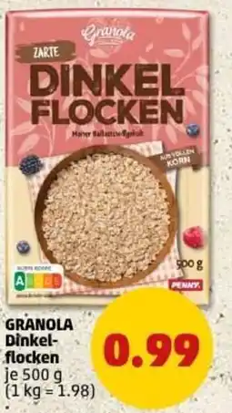 PENNY GRANOLA Dinkel-flocken Angebot