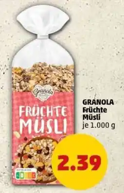 PENNY GRANOLA Früchte Müsli Angebot
