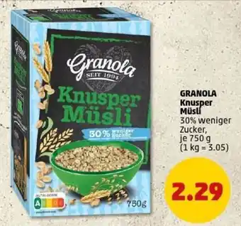 PENNY GRANOLA Knusper Müsli Angebot