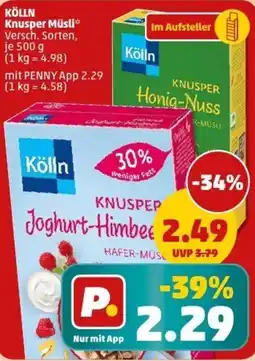 PENNY KÖLLN Knusper Müsli Angebot