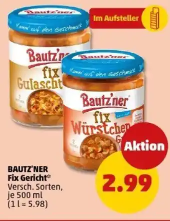 PENNY BAUTZ'NER Fix Gericht Angebot