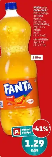 PENNY FANTA oder COCA-COLA Angebot