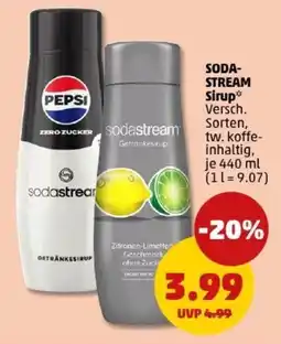 PENNY SODA- STREAM Sirup Angebot