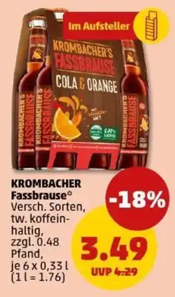 PENNY KROMBACHER Fassbrause Angebot
