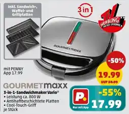 PENNY GOURMETMaxx 3-in-1-Sandwichmaker Vario Angebot
