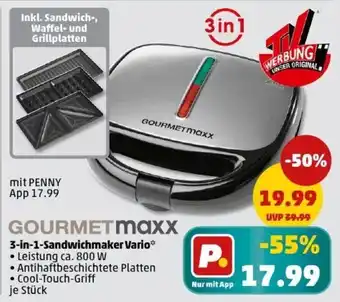 PENNY GOURMETMaxx 3-in-1-Sandwichmaker Vario Angebot