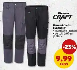 PENNY Workwear CRAFT Herren-Arbeits- bundhose Angebot
