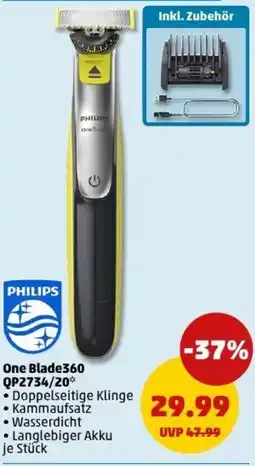 PENNY PHILIPS One Blade360 QP2734/20 Angebot