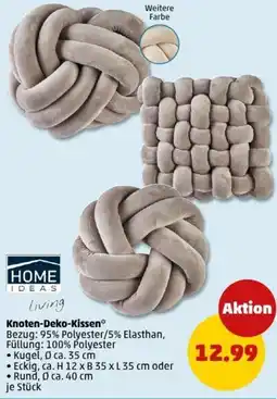 PENNY HOME IDEAS Knoten-Deko-Kissen Angebot