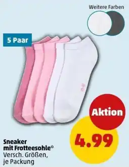 PENNY Sneaker mit Frotteesohle Angebot