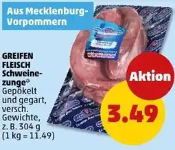 PENNY GREIFEN FLEISCH Schweine- zunge Angebot