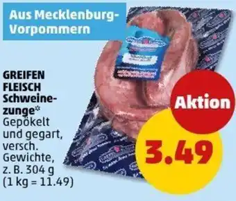 PENNY GREIFEN FLEISCH Schweine- zunge Angebot