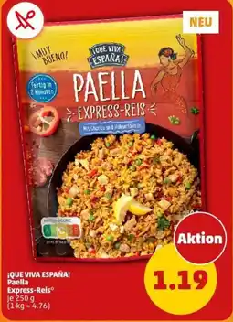 PENNY ¡QUE VIVA ESPAÑA! Paella Express-Reis Angebot