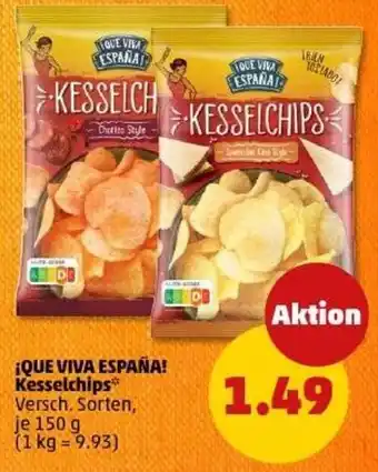 PENNY ¡QUE VIVA ESPAÑA! Kesselchips Angebot