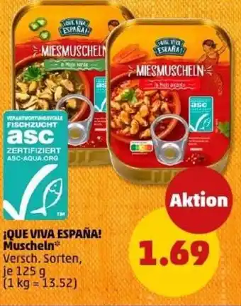 PENNY ¡QUE VIVA ESPAÑA! Muscheln Angebot