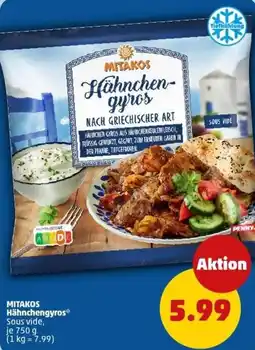 PENNY MITAKOS Hähnchengyros Angebot
