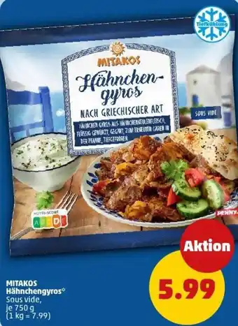 PENNY MITAKOS Hähnchengyros Angebot
