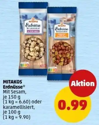 PENNY MITAKOS MITAKOS Erdnüsse* Angebot