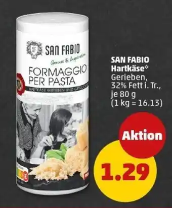 PENNY SAN FABIO Hartkäse Angebot