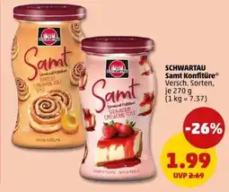 PENNY SCHWARTAU Samt Konfitüre Angebot