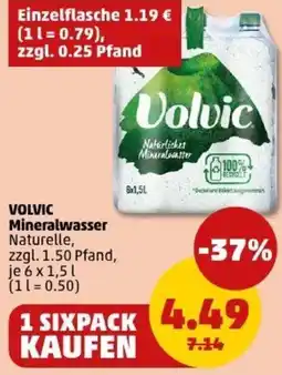 PENNY VOLVIC Mineralwasser Angebot