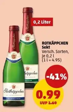 PENNY ROTKÄPPCHEN Sekt Angebot