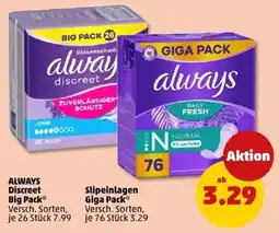 PENNY ALWAYS Discreet Big Pack Angebot