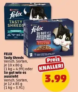 PENNY FELIX Tasty Shreds oder so so gut we es aussieht Angebot