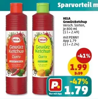 PENNY HELA Gewürz Ketchup Angebot