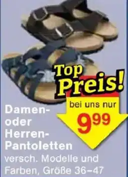 Jawoll Damen- oder Herren- Pantoletten Angebot