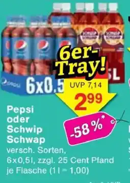 Jawoll Pepsi oder Schwip Schwap Angebot