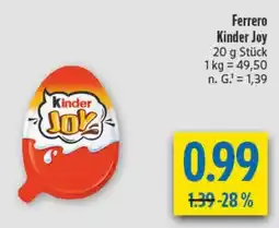 diska Ferrero Kinder Joy Angebot