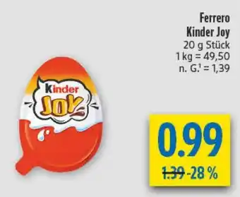 diska Ferrero Kinder Joy Angebot