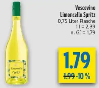 diska Vescovino Limoncello Spritz Angebot