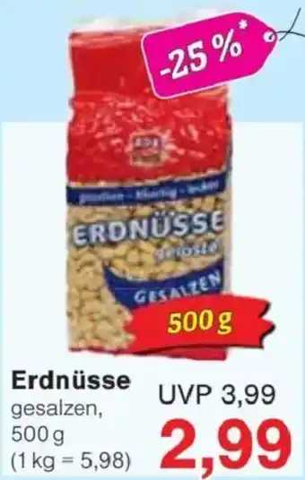 Jawoll Erdnüsse gesalzen Angebot