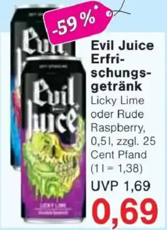 Jawoll Evil Juice Erfri- schungs- getränk Angebot