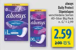 diska always Daily Protect Slipeinlagen Angebot