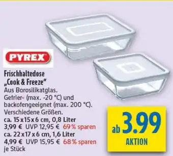 diska PYREX Frischhaltedose ,,Cook & Freeze" Angebot