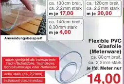Jawoll Flexible PVC Glasfolie (Meterware) Angebot