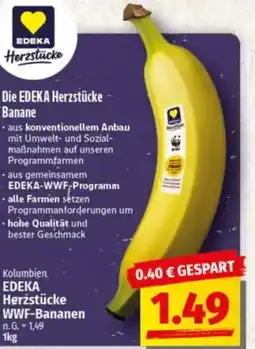 NP Discount Kolumbien EDEKA Herzstücke WWF-Bananen Angebot