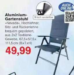 Jawoll Aluminium- Gartenstuhl Angebot