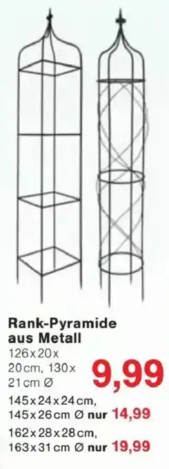 Jawoll Rank-Pyramide aus Metall Angebot